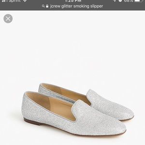 Brand New Jcrew glitter slippers